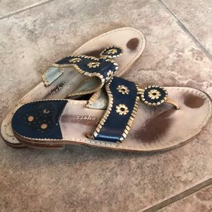 Navy and Gold Jack Rogers